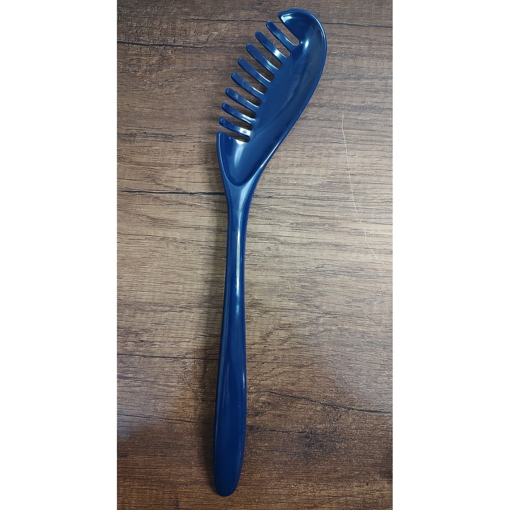HUTZLERN Navy Blue MELAMINE #534 PASTA SPAGHETTI STRAINING COOKING UTENSIL U79